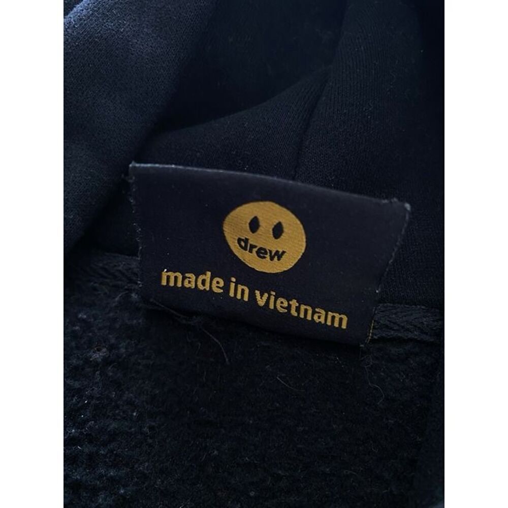 Drew-house Men's Black Hoodie - Picture 3 of 9